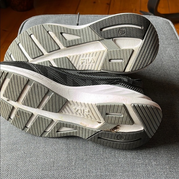 Black and White Athletic Sneakers - Picture 5 of 7